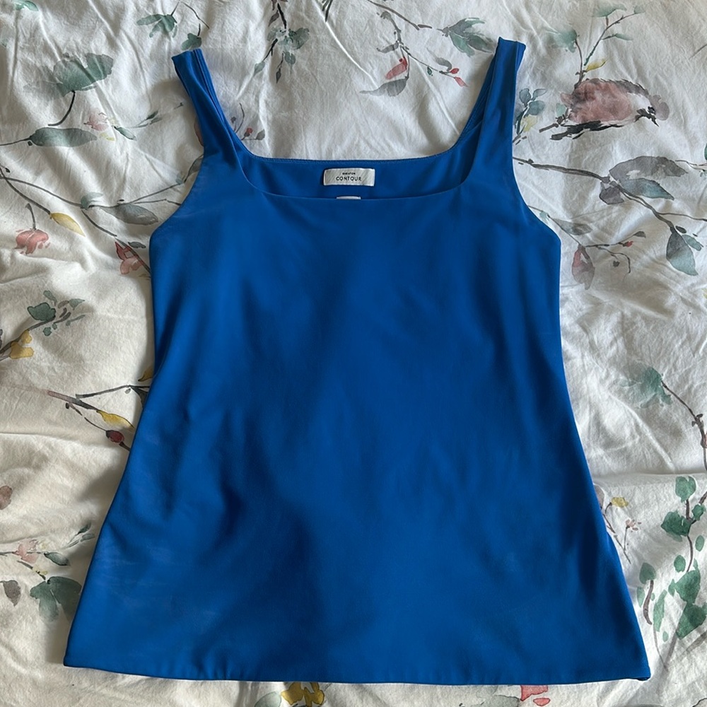 Babaton Contour Hip Tank Bright Sapphire Blue